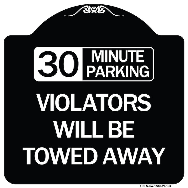 Employee Recognition Parking Heavy-Gauge Aluminum Architectural Sign, 18" x 18", BS-1818-24562